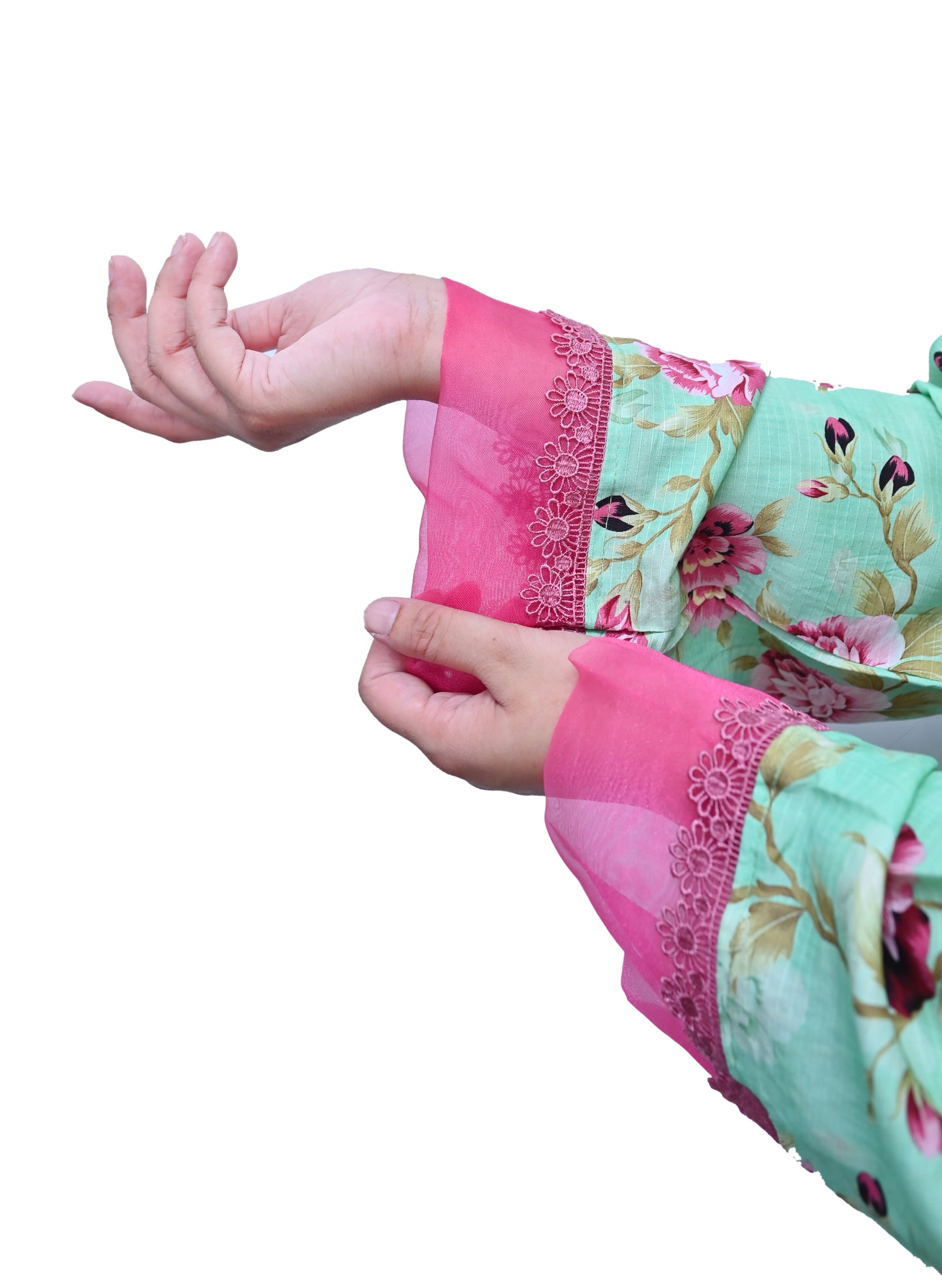 Stitched 2 Pc Sapphire Bana Dora Lilan