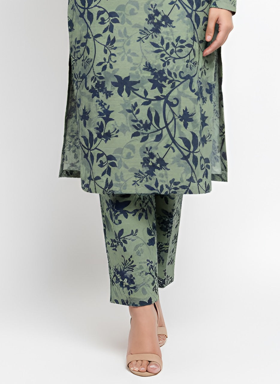 Stitched 2 Pc Sapphire Bana Dora Lilan