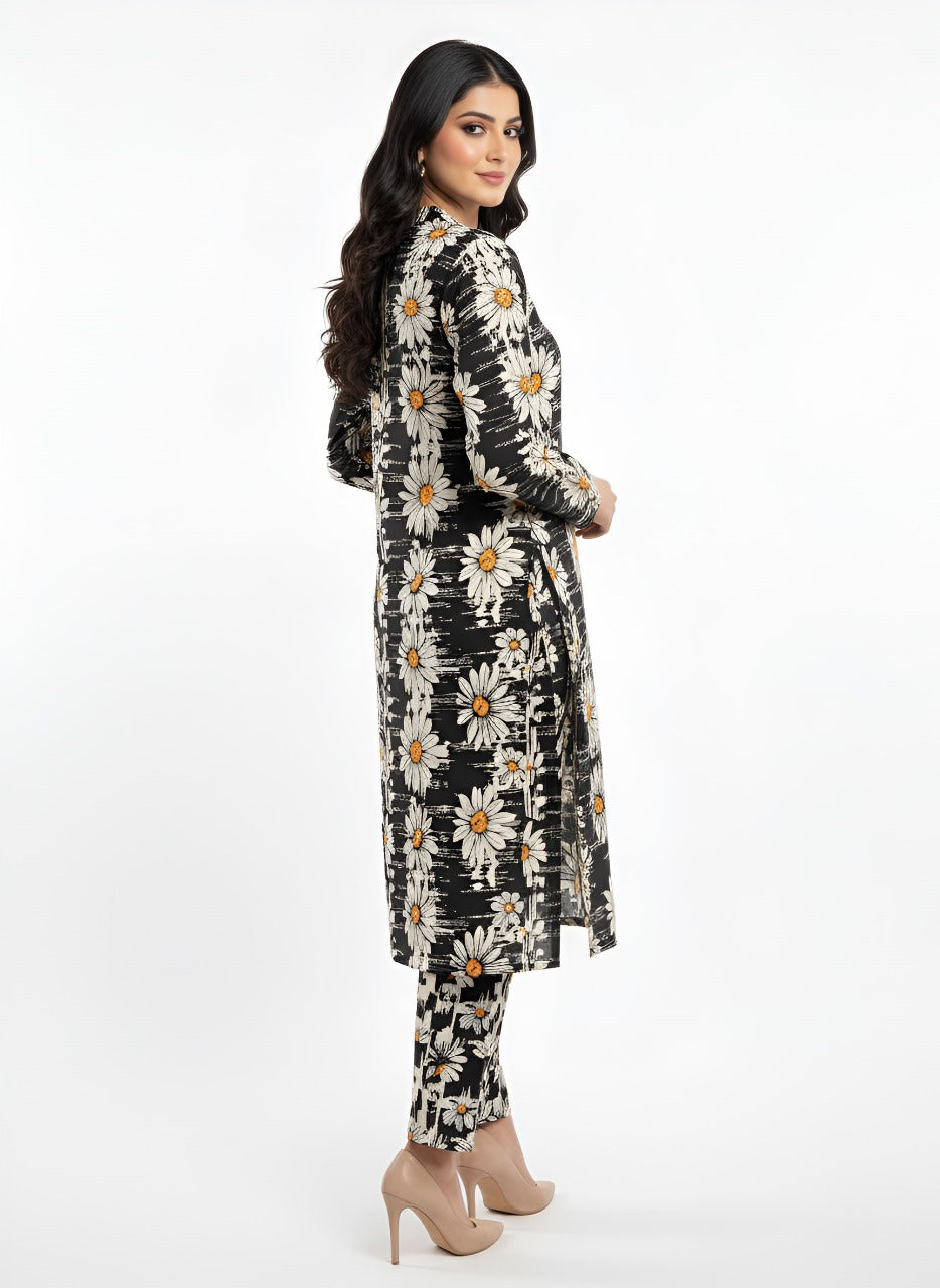 Stitched 2 Pc Sapphire Bana Dora Lilan