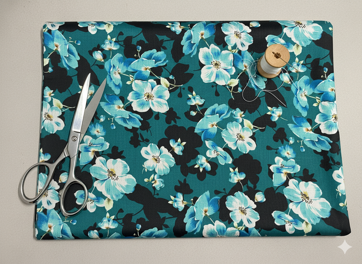 2 PIECE-SAPPHIRE KHADDAR