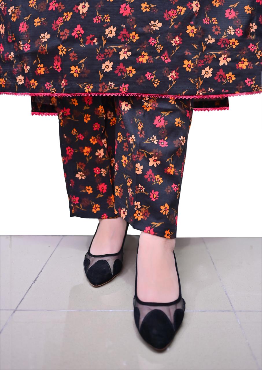 Stitched 2 Pc Sapphire Bana Dora Lilan