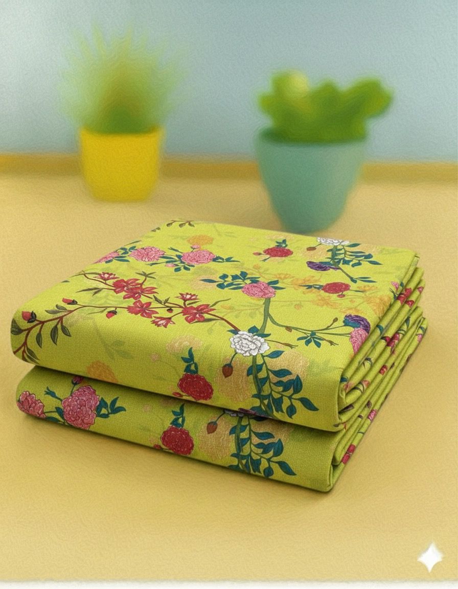 2 PIECE-SAPPHIRE KHADDAR