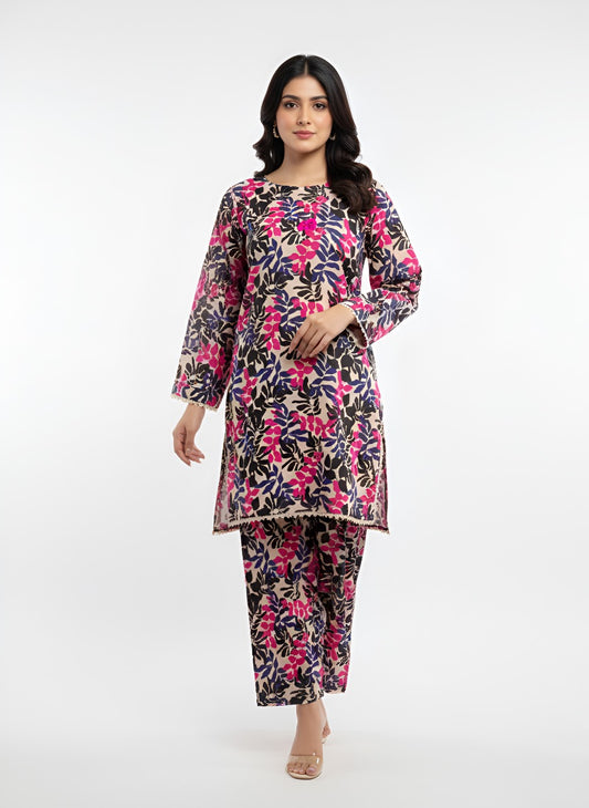 Stitched 2 Pc Sapphire Bana Dora Lilan