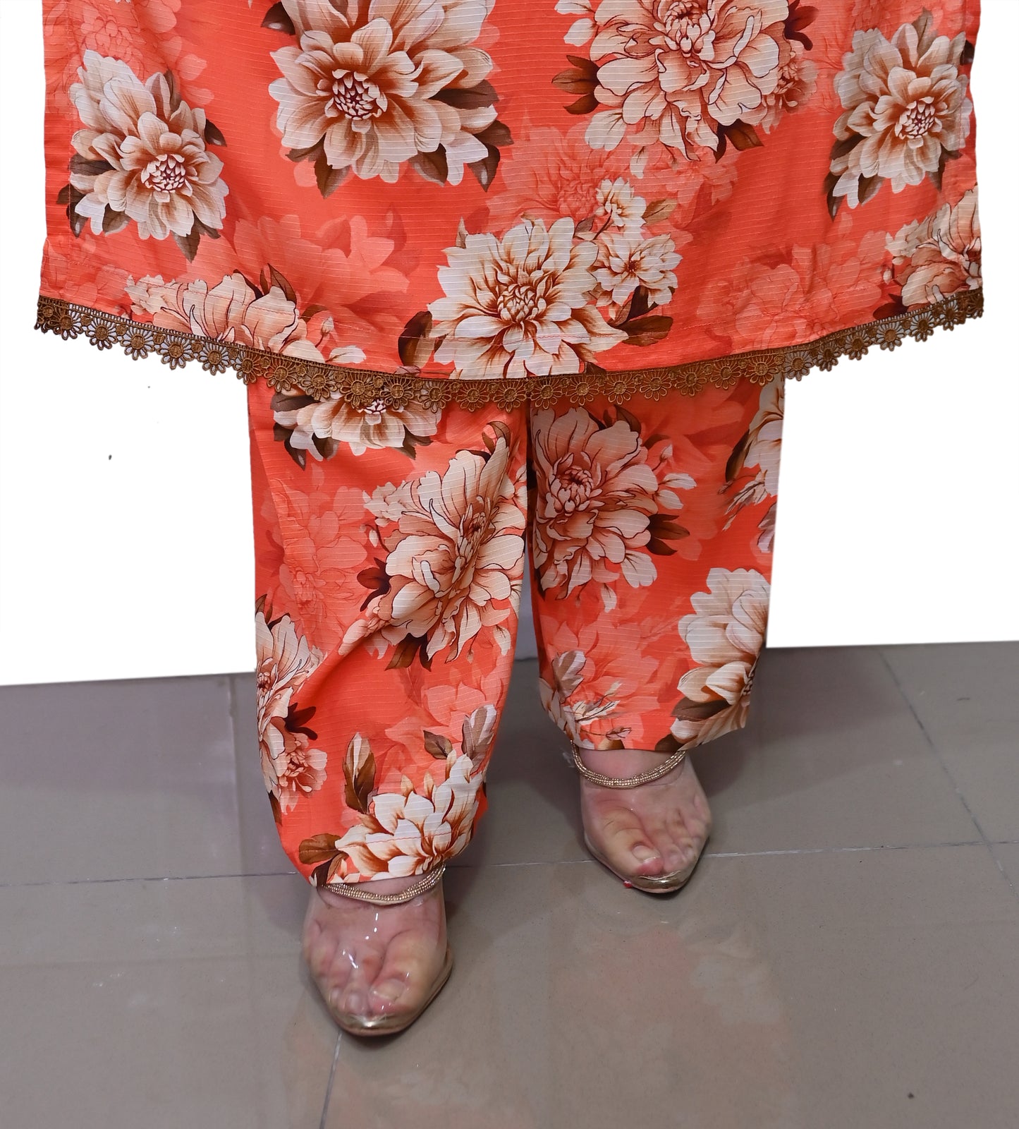 Stitched 2 Pc Sapphire Bana Dora Lilan
