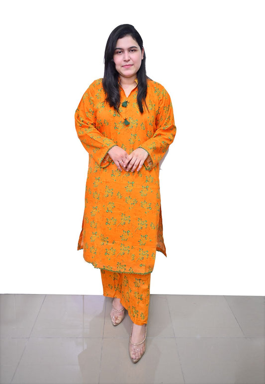 Stitched 2 Pc Sapphire Bana Dora Lilan