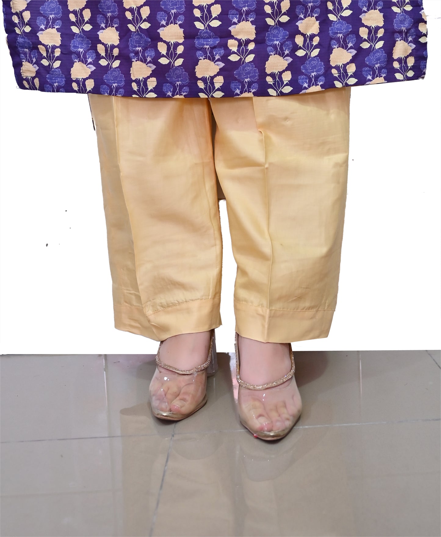 Stitched 2 Pc Sapphire Bana Dora Lilan
