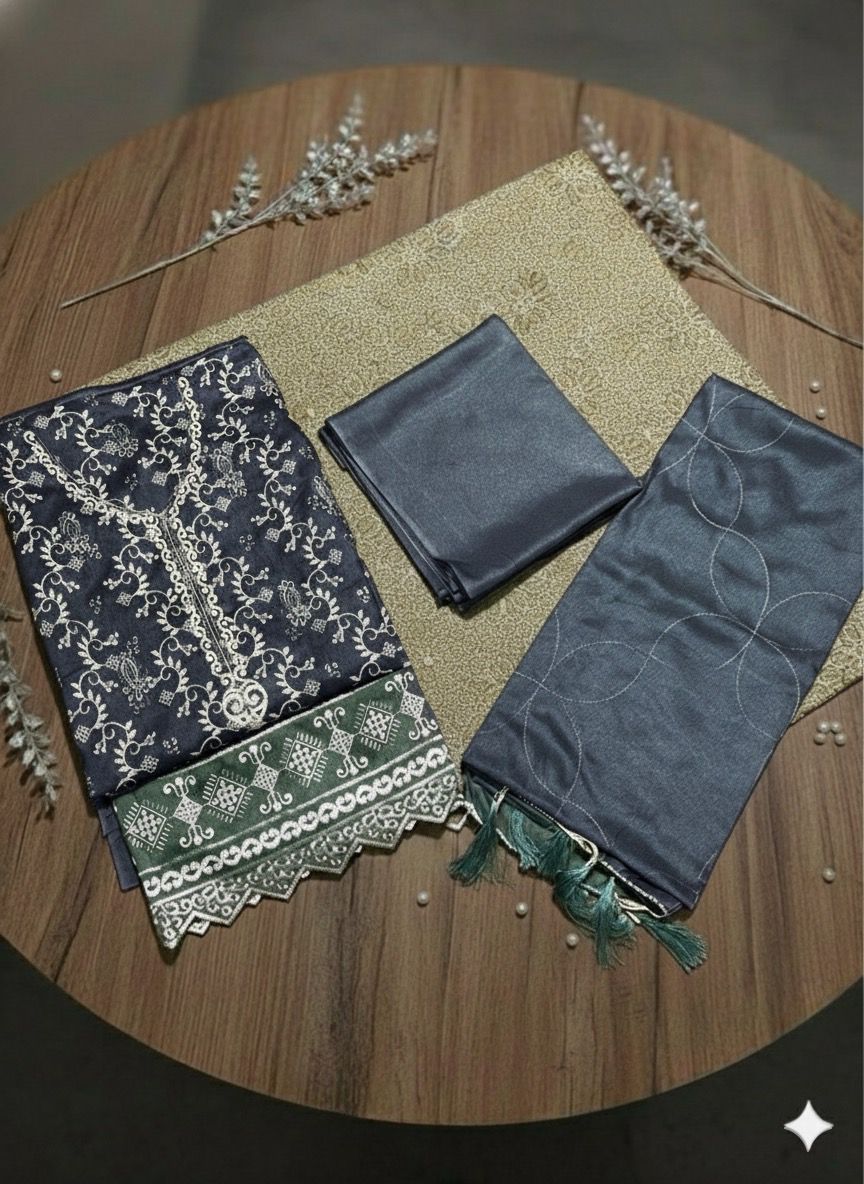 3 PC-Dhanak Embroidered-Unstitched