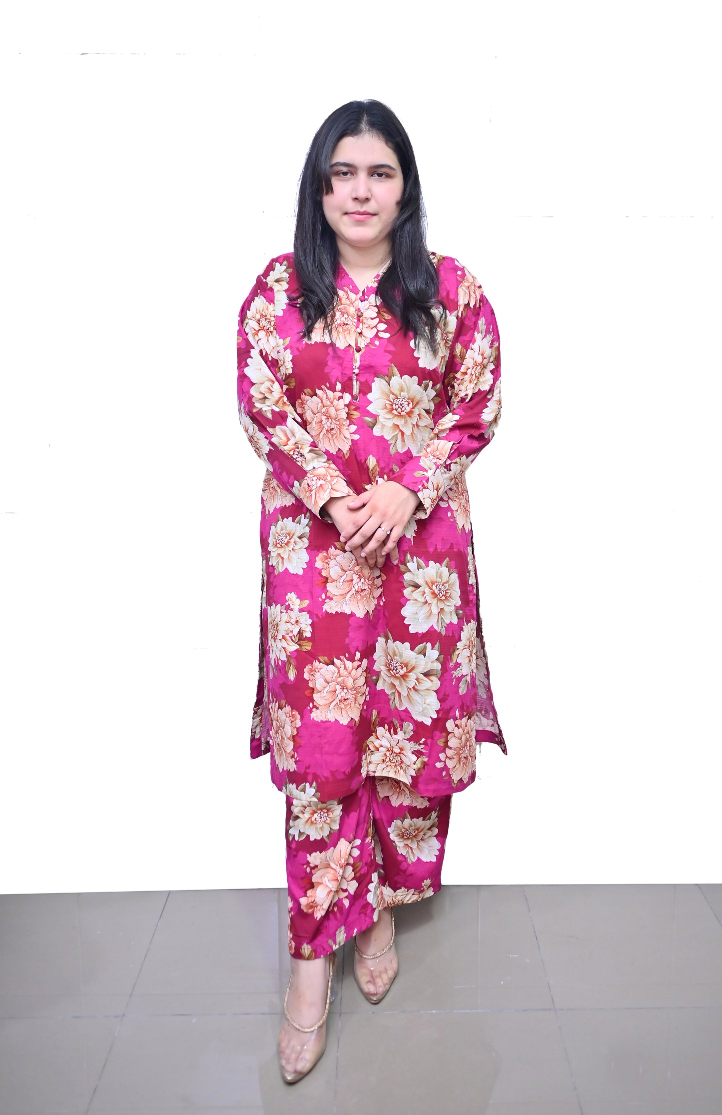 Stitched 2 Pc Sapphire Bana Dora Lilan
