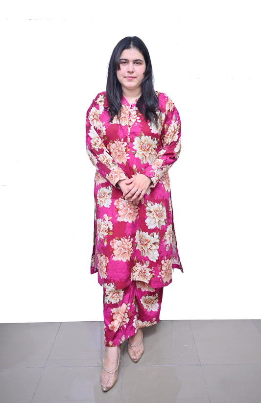 Stitched 2 Pc Sapphire Bana Dora Lilan