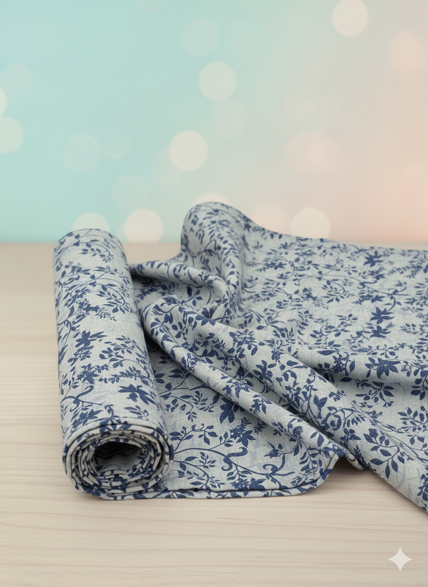 2 PIECE-SAPPHIRE KHADDAR