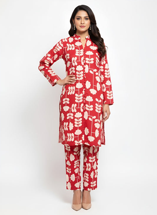 Stitched 2 Pc Sapphire Bana Dora Lilan