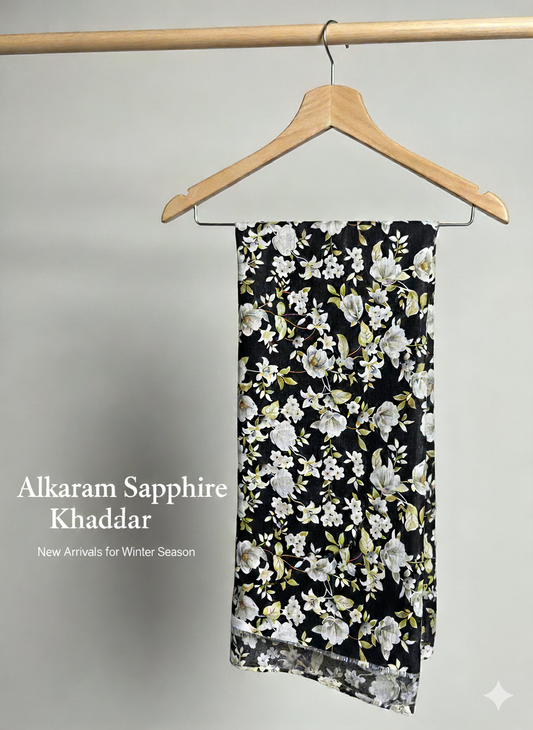 2 PIECE-SAPPHIRE KHADDAR