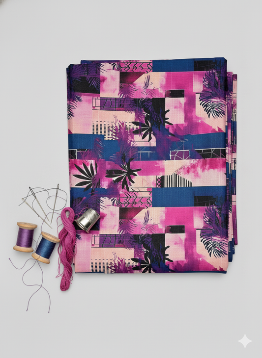 2 PIECE-SAPPHIRE KHADDAR