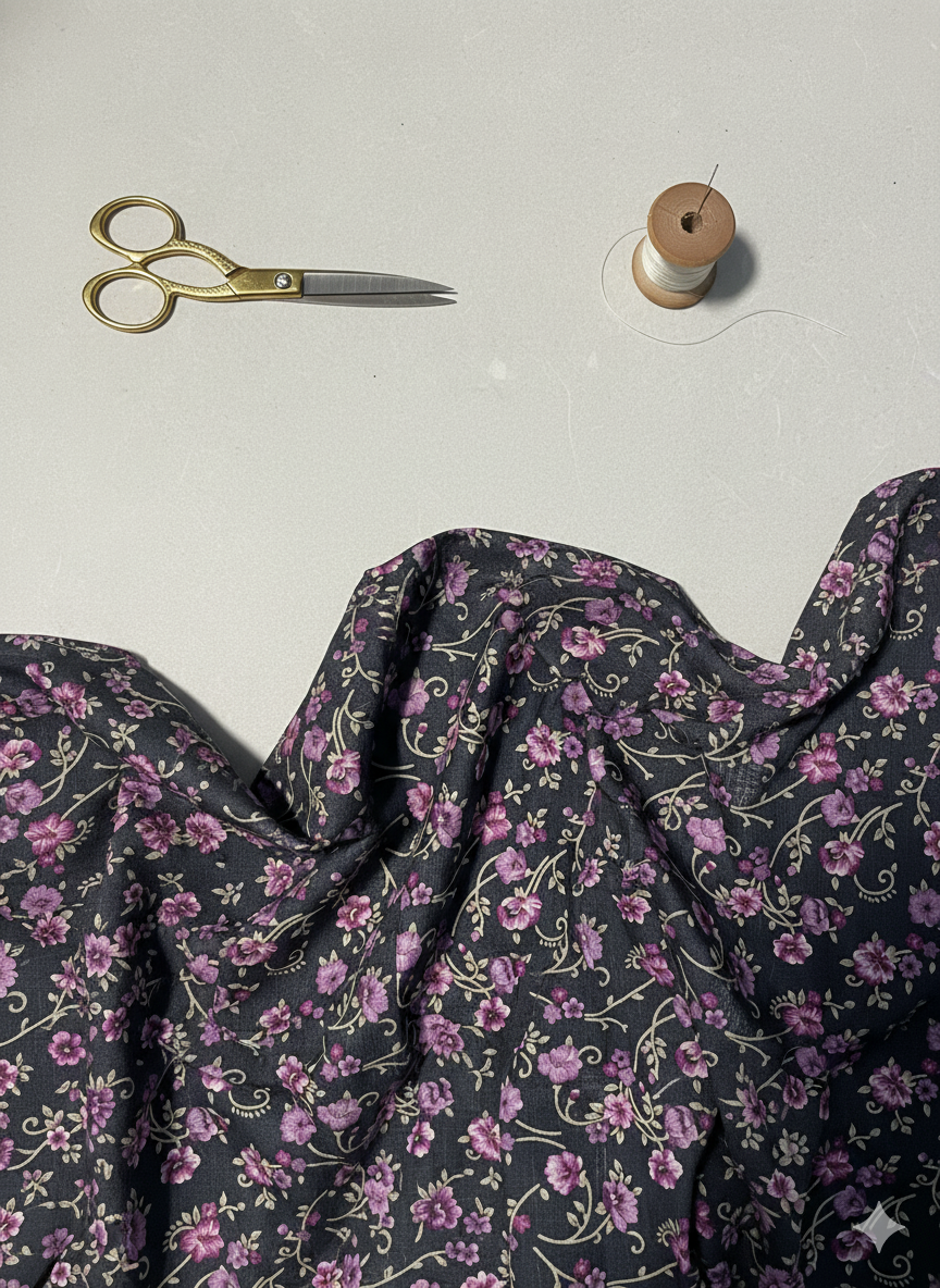 2 PIECE-SAPPHIRE KHADDAR