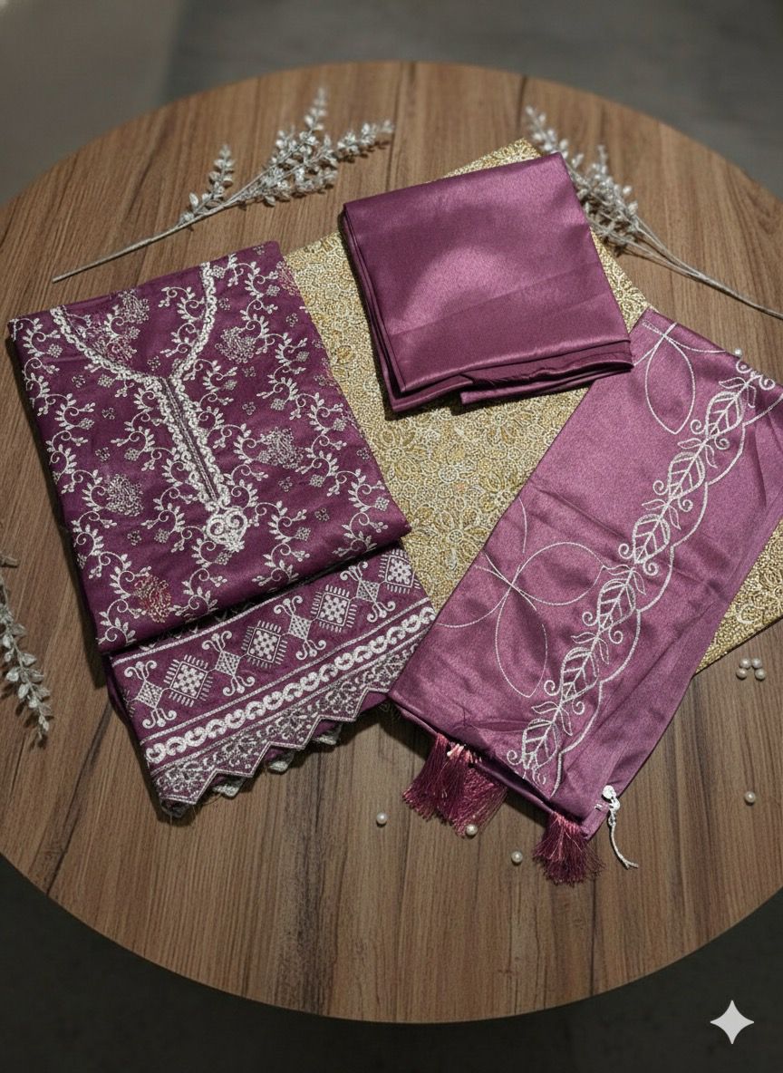 3 PC-Dhanak Embroidered-Unstitched