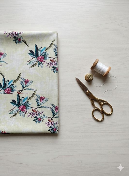 2 PIECE-SAPPHIRE KHADDAR