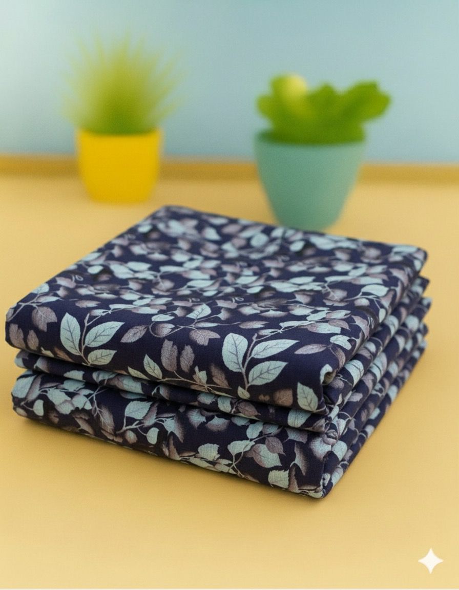 2 PIECE-SAPPHIRE KHADDAR