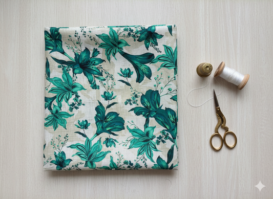 2 PIECE-SAPPHIRE KHADDAR