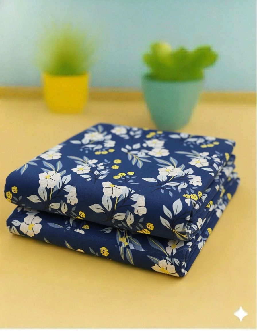 2 PIECE-SAPPHIRE KHADDAR