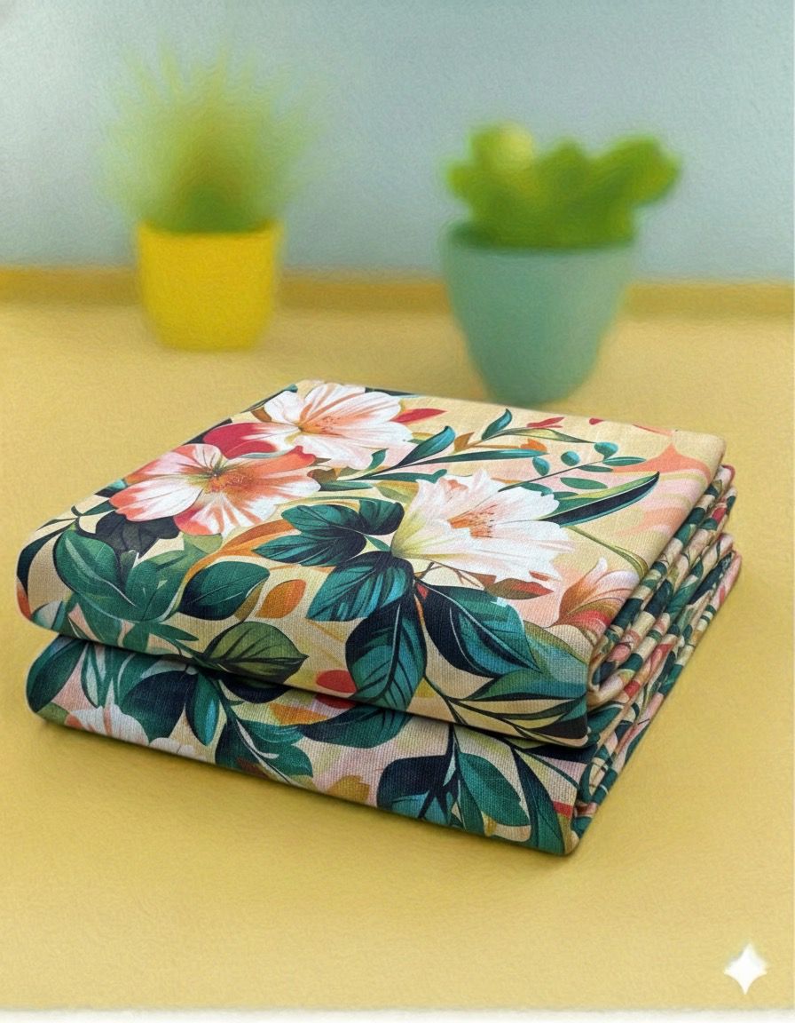 2 PIECE-SAPPHIRE KHADDAR