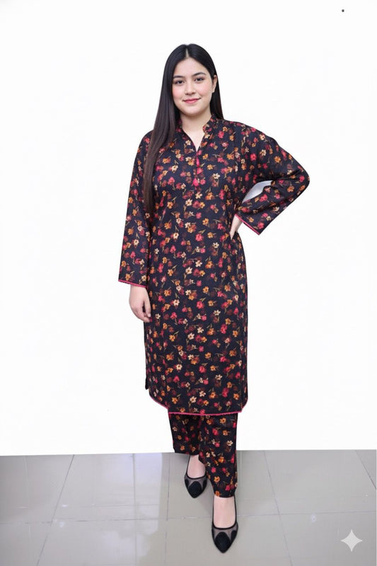 Stitched 2 Pc Sapphire Bana Dora Lilan