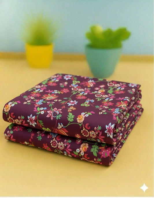 2 PIECE-SAPPHIRE KHADDAR