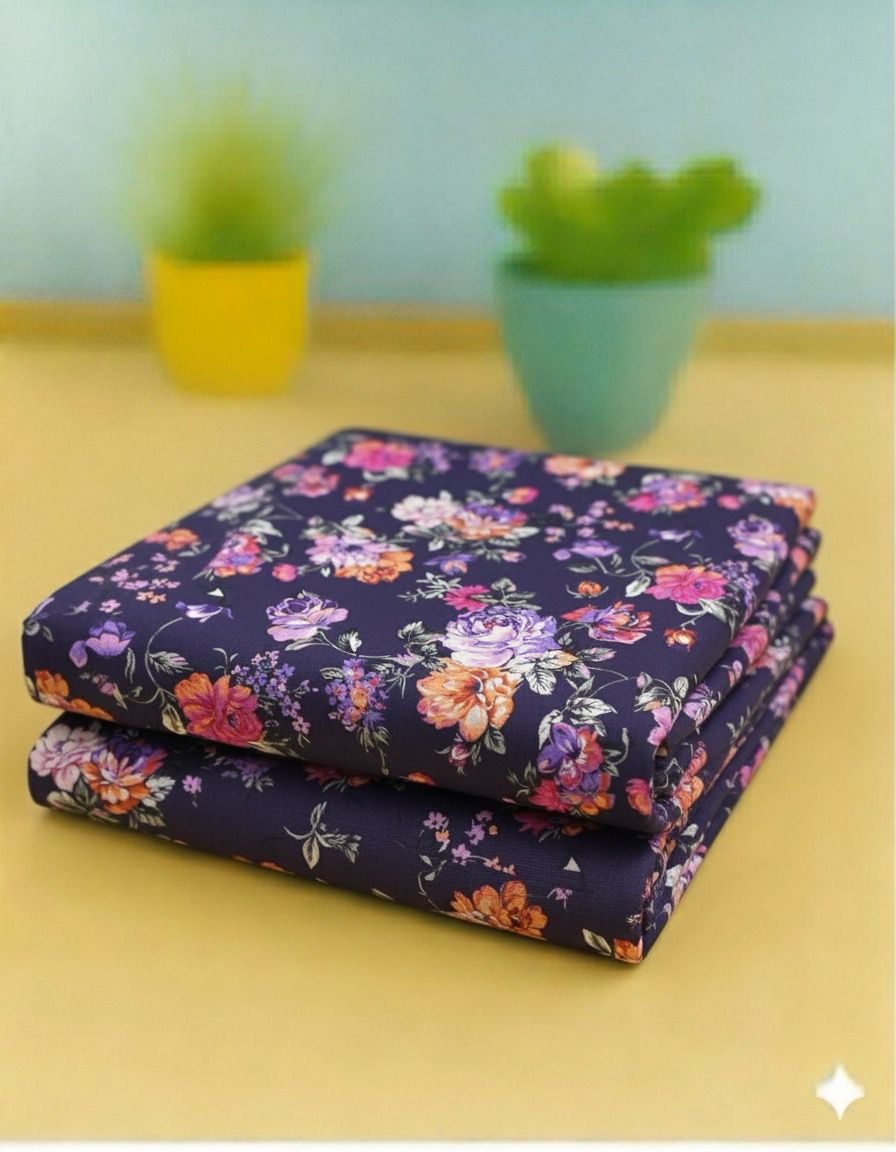 2 PIECE-SAPPHIRE KHADDAR