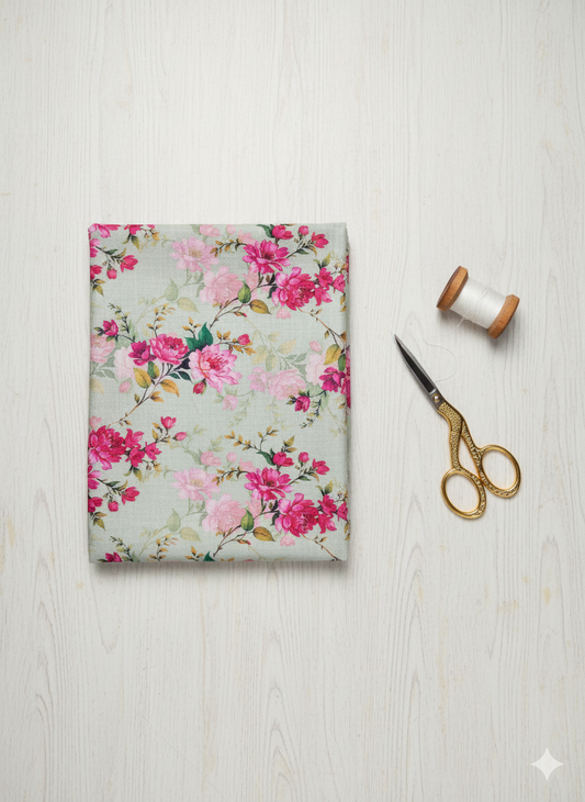 2 PIECE-SAPPHIRE KHADDAR