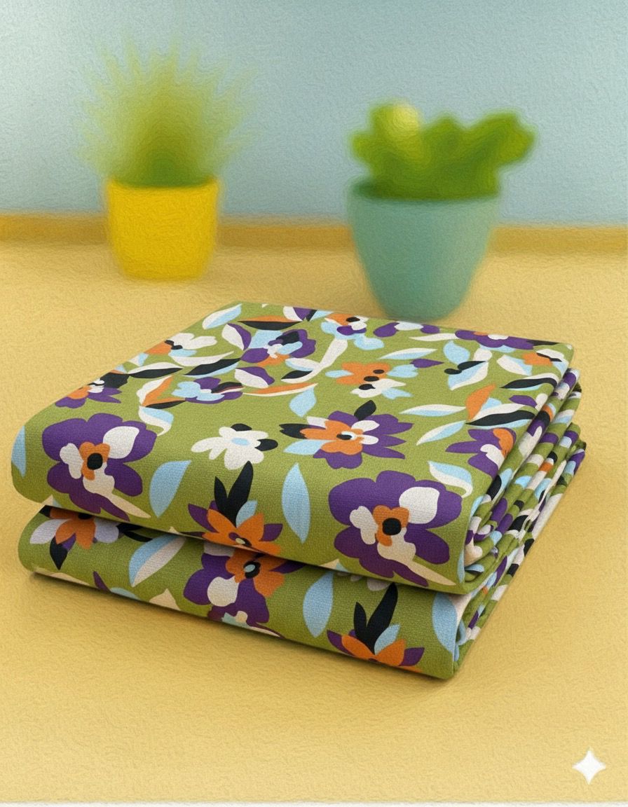 2 PIECE-SAPPHIRE KHADDAR