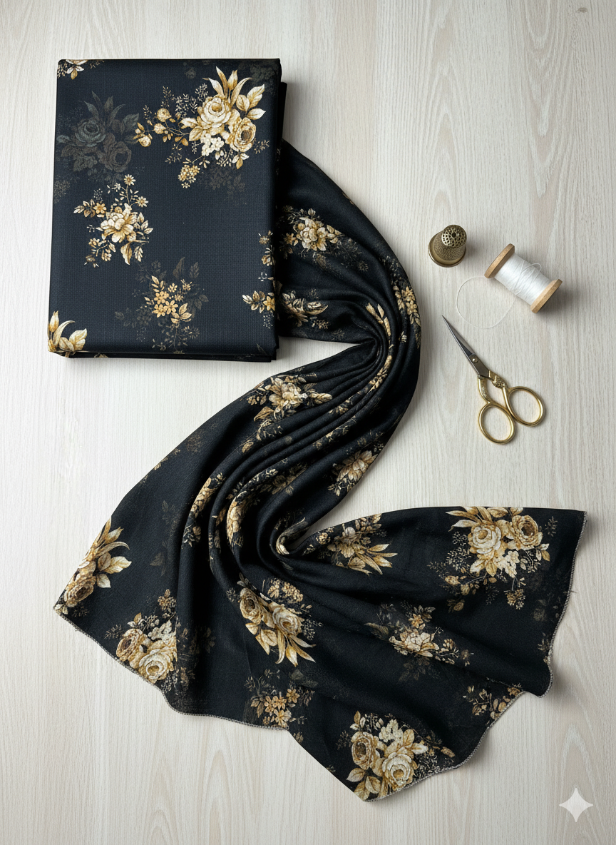 2 PIECE-SAPPHIRE KHADDAR