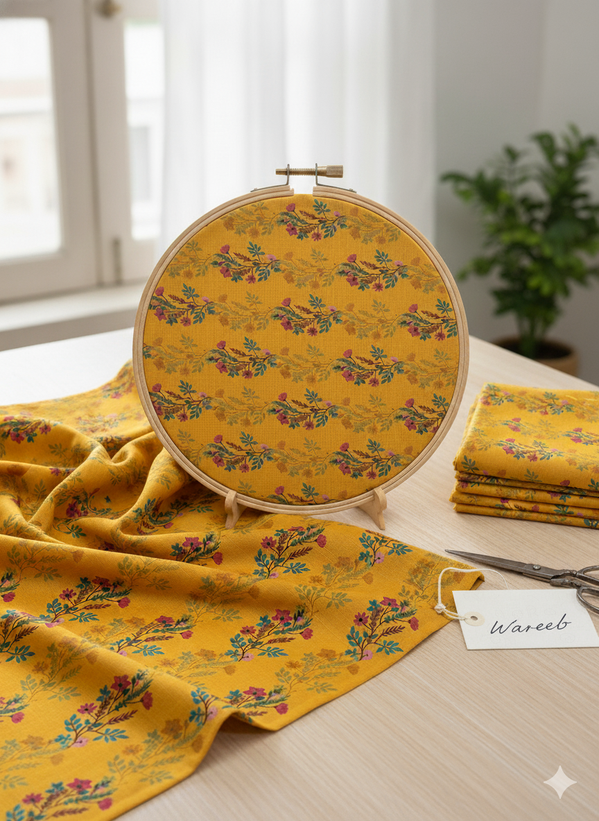 2 PIECE-SAPPHIRE KHADDAR