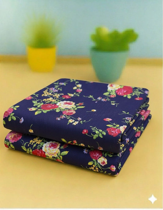 2 PIECE-SAPPHIRE KHADDAR