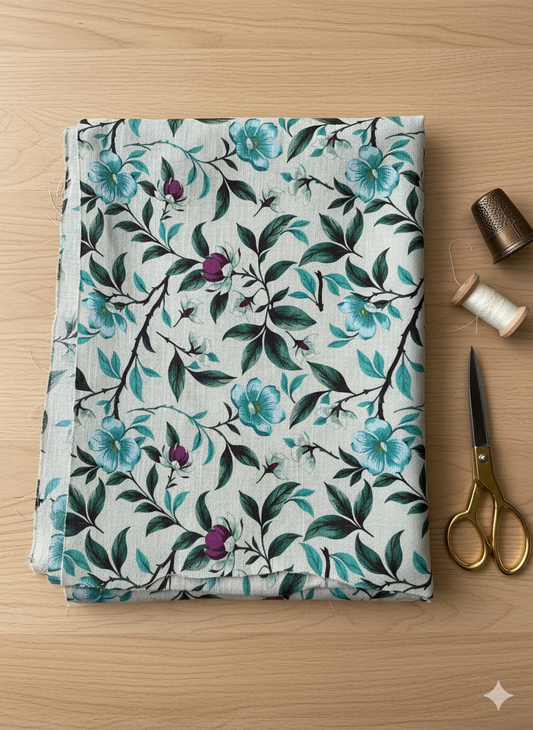 2 PIECE-SAPPHIRE KHADDAR