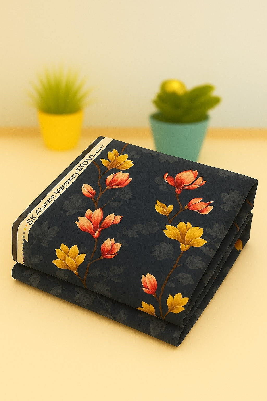 Alkaram Mahnoor Stone Lilan 2 Piece Unstitch