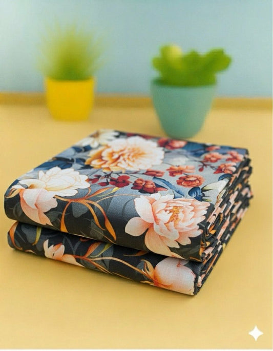 2 PIECE-SAPPHIRE KHADDAR