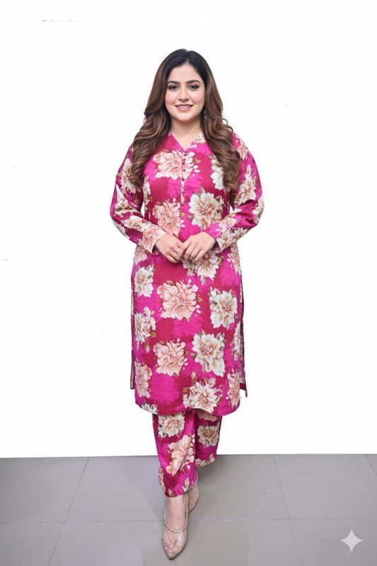 Stitched 2 Pc Sapphire Bana Dora Lilan